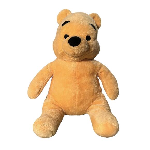 Winnie the Pooh 11" Plush Disney Store Patch Sitting Original Authentic - Picture 1 of 9